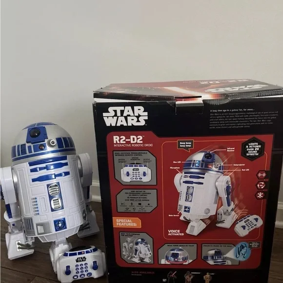 Thinkway Toys Star Wars R2D2 Interactive Robotic Droid Toys R Us Exclusive